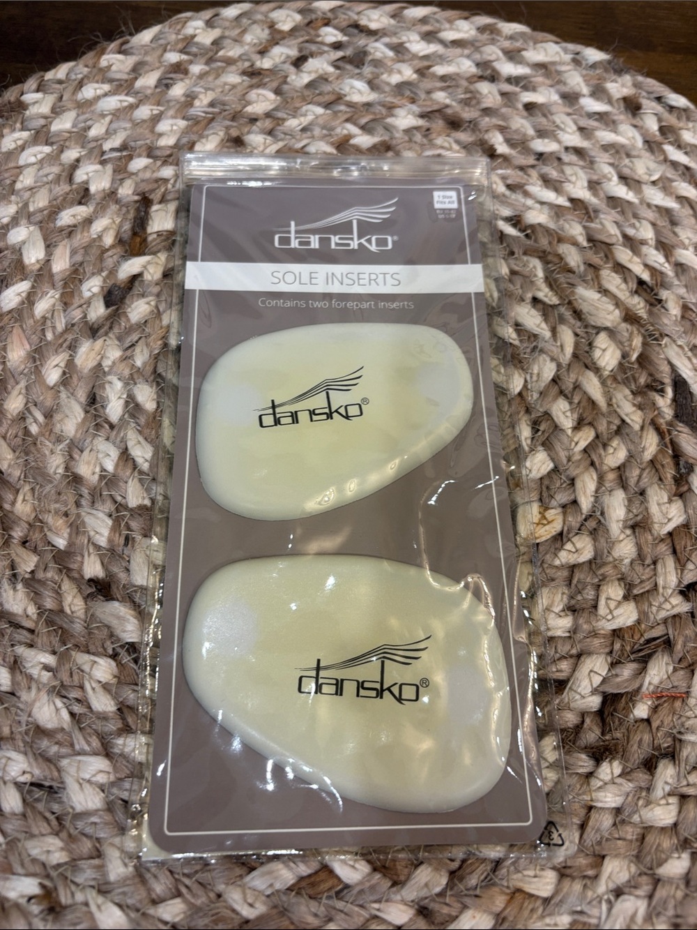 Dansko Cream Forepart Sole Cushions